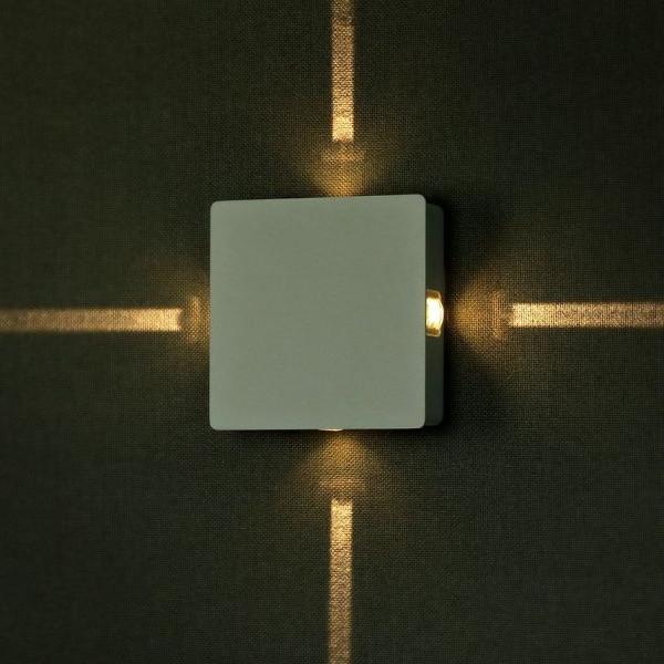 LAMPADA LED QUADRATA 4W STELLA CORPO BIANCO IP65 LAMPADA LED QUADRATA 4W STELLA CORPO BIANCO IP65